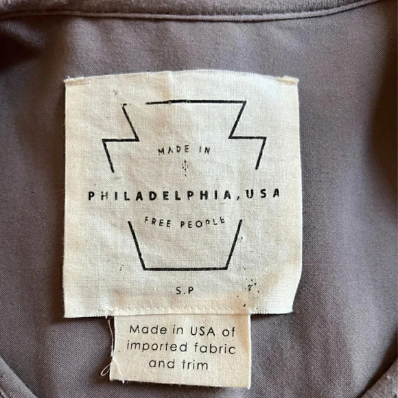 Free People Layered Keyhole Dress Size Small - Picture 5 of 8